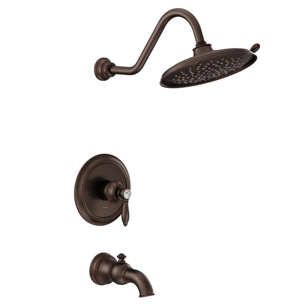 Weymouth M-CORE 2-Series Eco Performance 1-Handle Tub and Shower Trim Kit in Oil Rubbed Bronze (Va