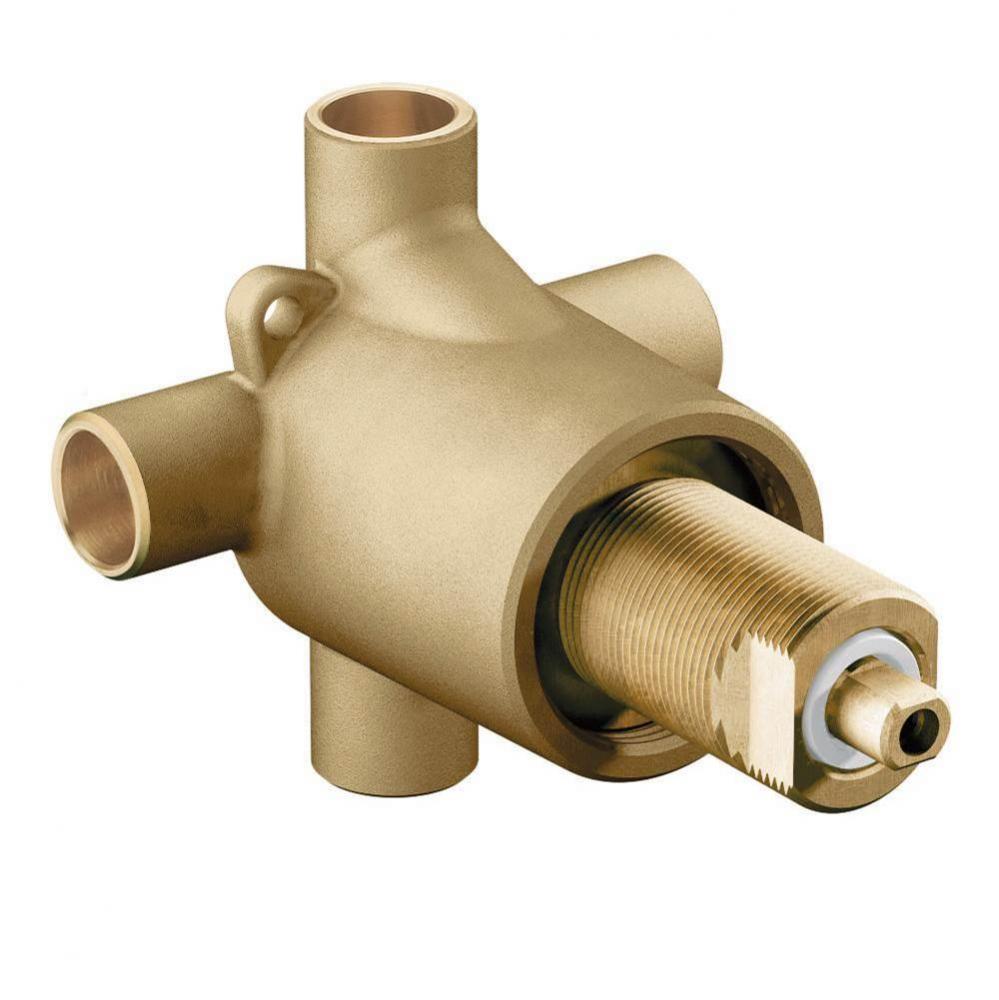 Commercial three-function 1/2&apos;&apos; transfer valve