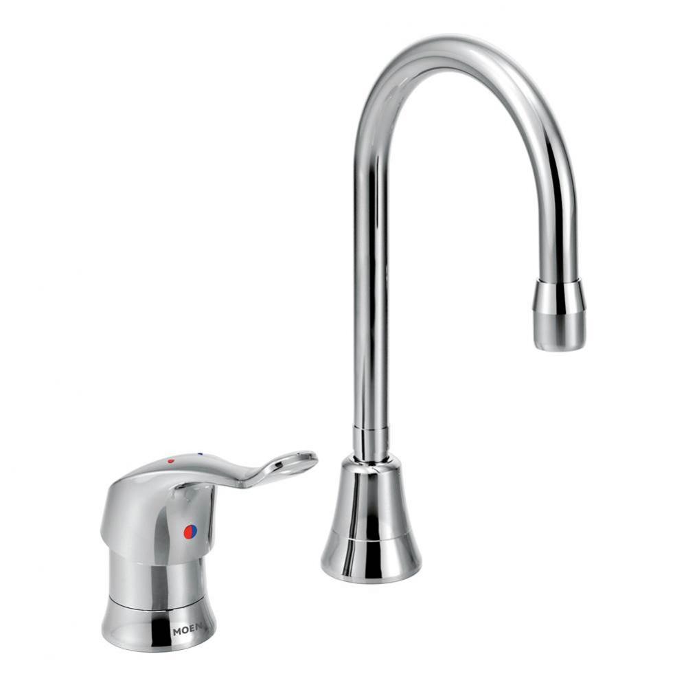 Chrome one-handle multi-purpose faucet