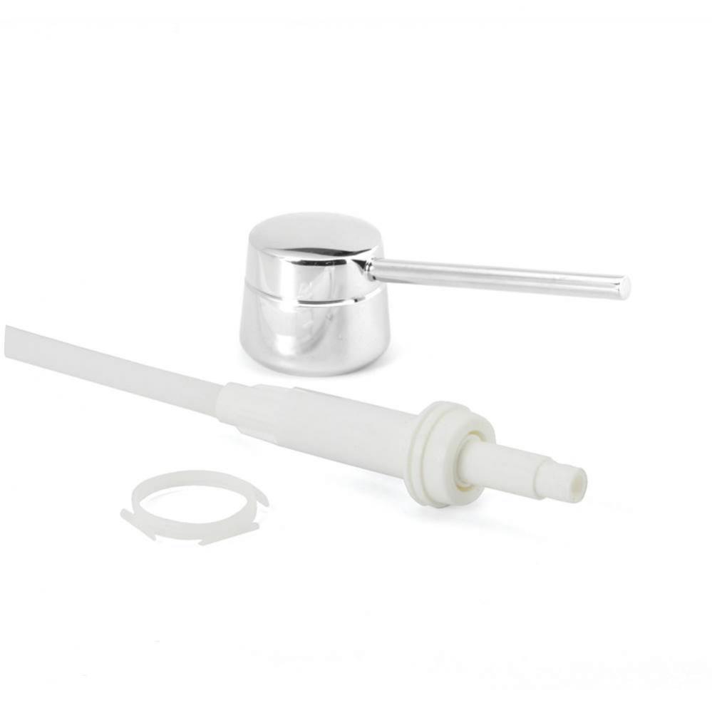 Soap and Lotion Dispenser Pump and Nozzle Assembly in Chrome