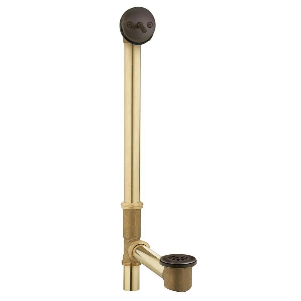 Trip Lever Bath Waste for Whirlpool Tubs, Oil Rubbed Bronze