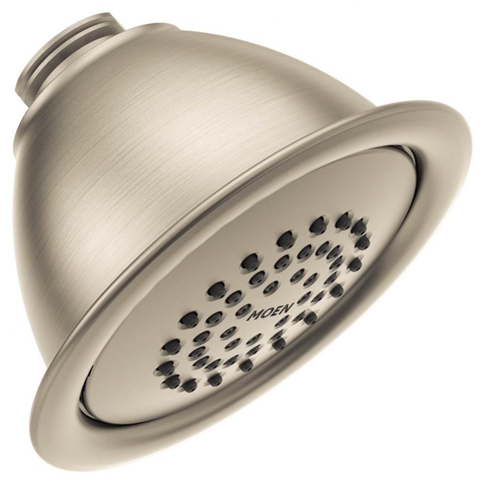 4-Inch Fixed Eco-Performance Single Function Showerhead, Brushed Nickel
