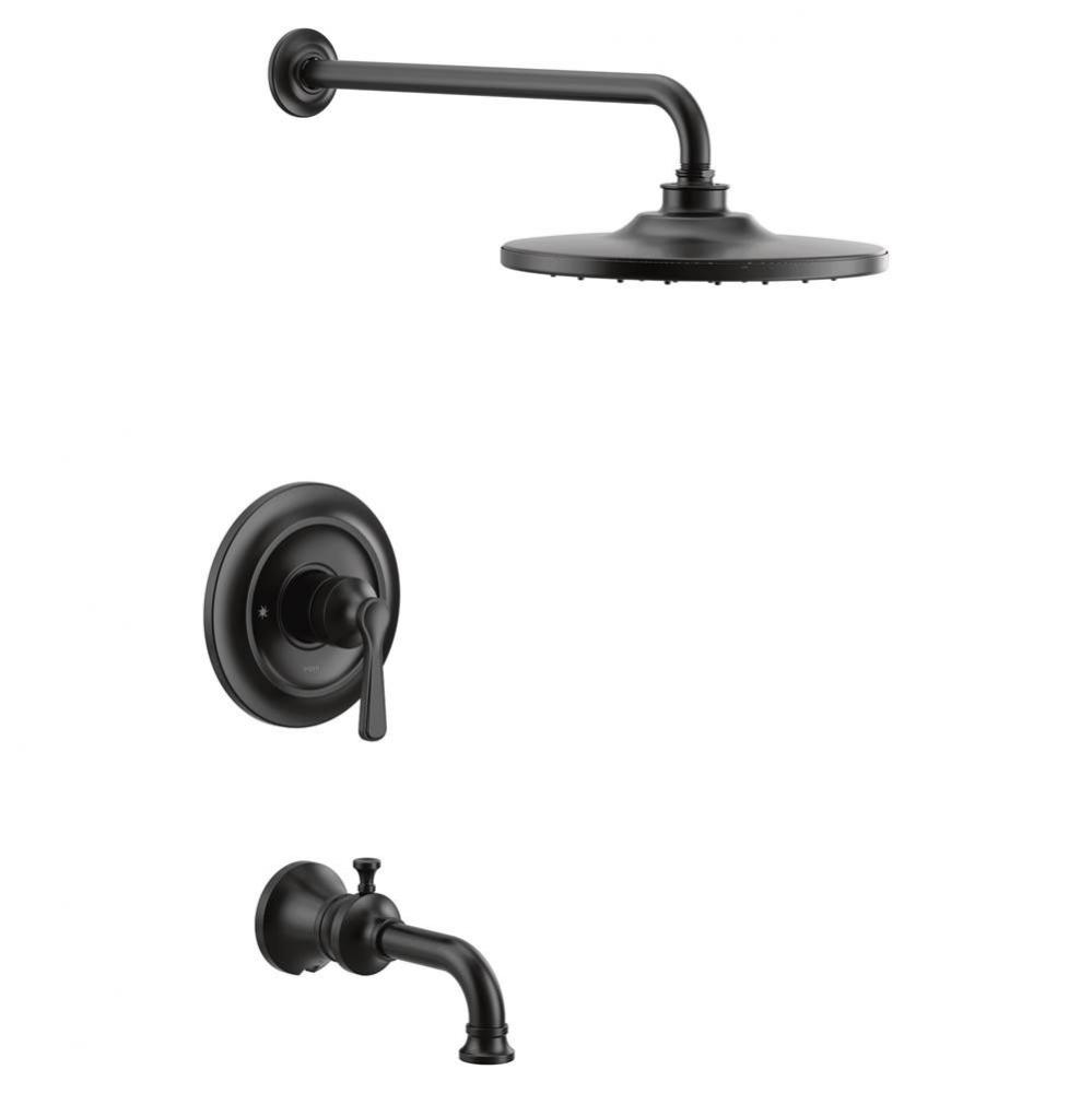Colinet M-CORE 3-Series 1-Handle Tub and Shower Trim Kit in Matte Black (Valve Sold Separately)
