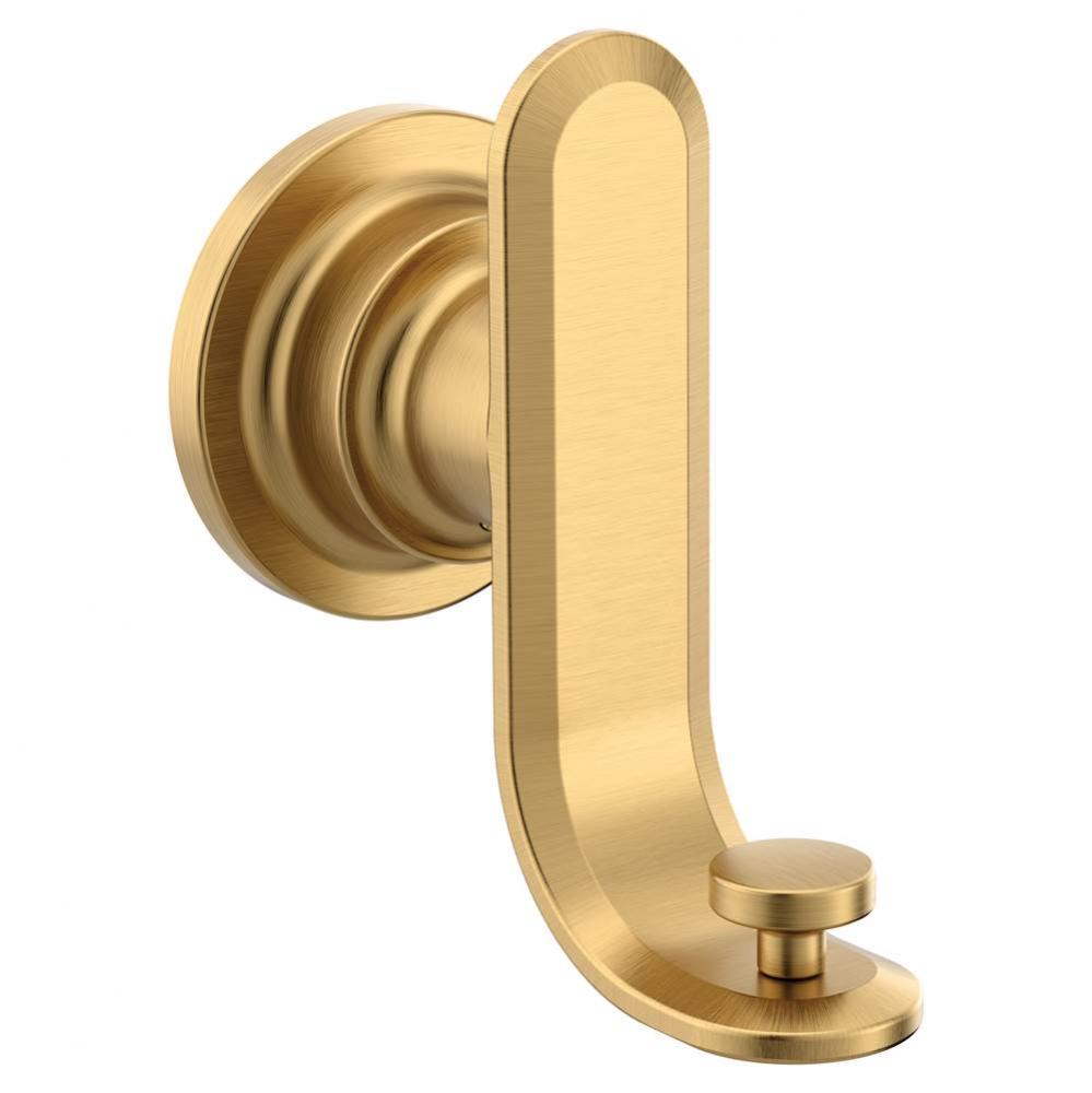 Brushed Gold Double Robe Hook