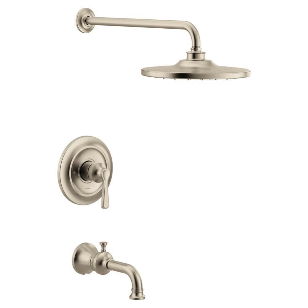 Colinet M-CORE 3-Series 1-Handle Eco-Performance Tub and Shower Trim Kit in Brushed Nickel (Valve