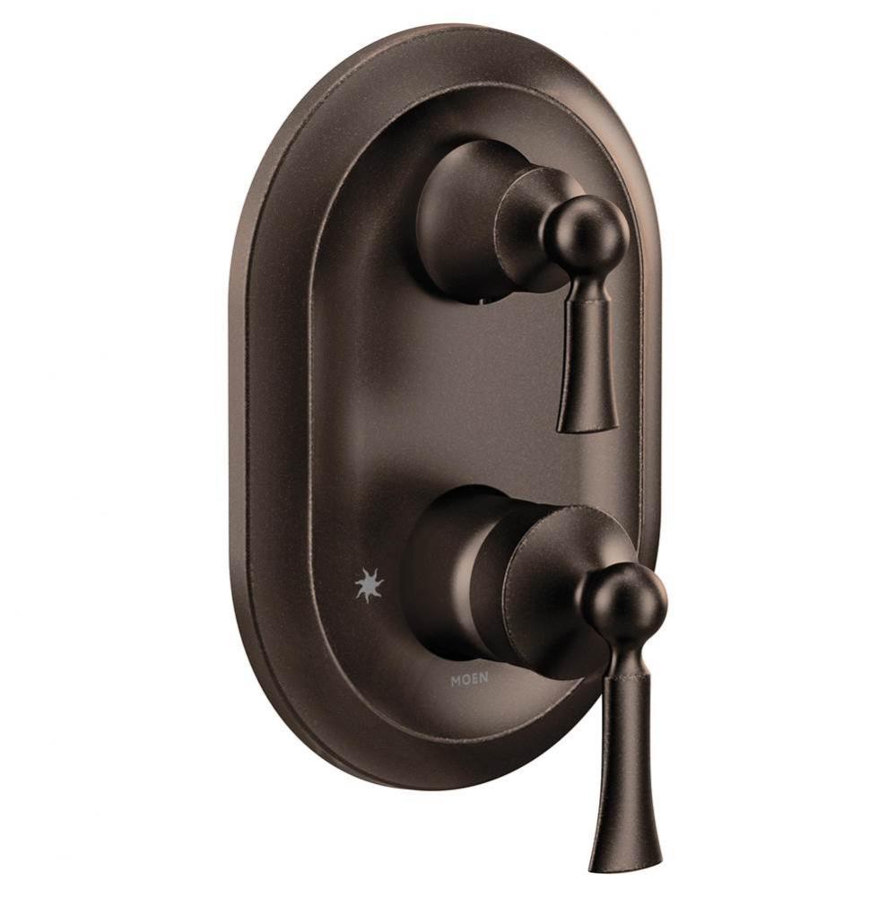 Wynford M-CORE 3-Series 2-Handle Shower Trim with Integrated Transfer Valve in Oil Rubbed Bronze (