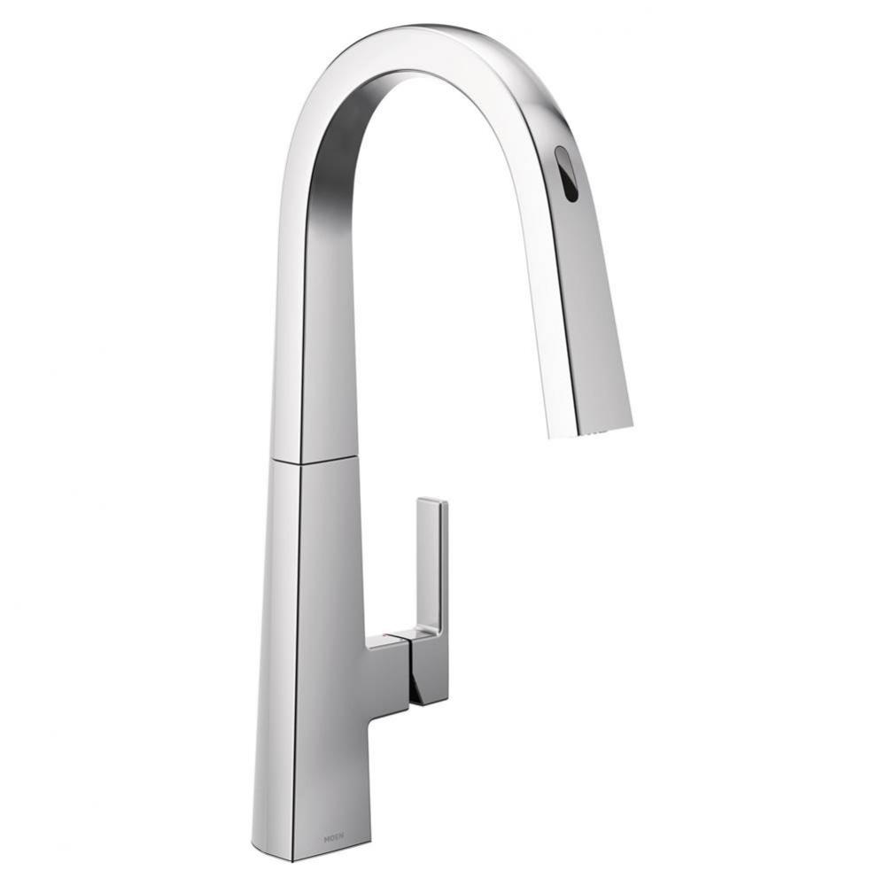 Nio Smart Faucet Touchless Pull Down Sprayer Kitchen Faucet with Voice Control and Power Boost, Ch