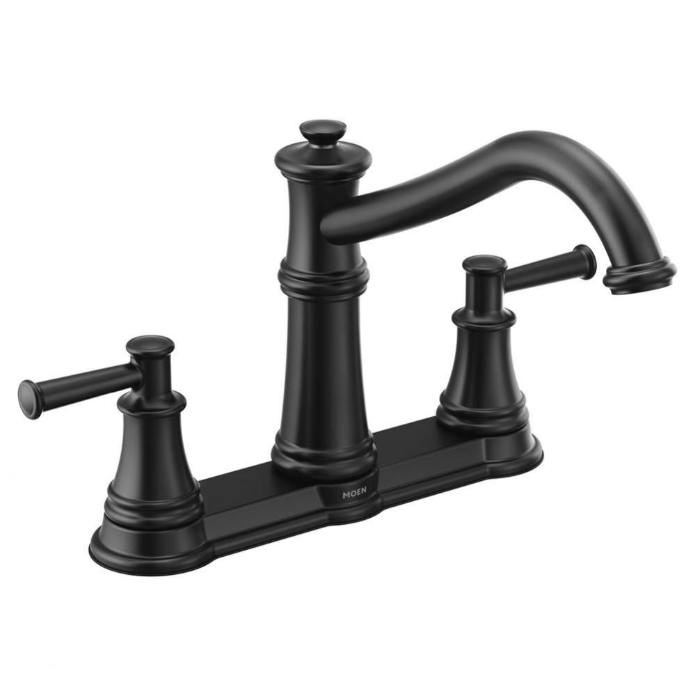 Belfield High-Arc 2-Handle Standard Kitchen Faucet in Matte Black