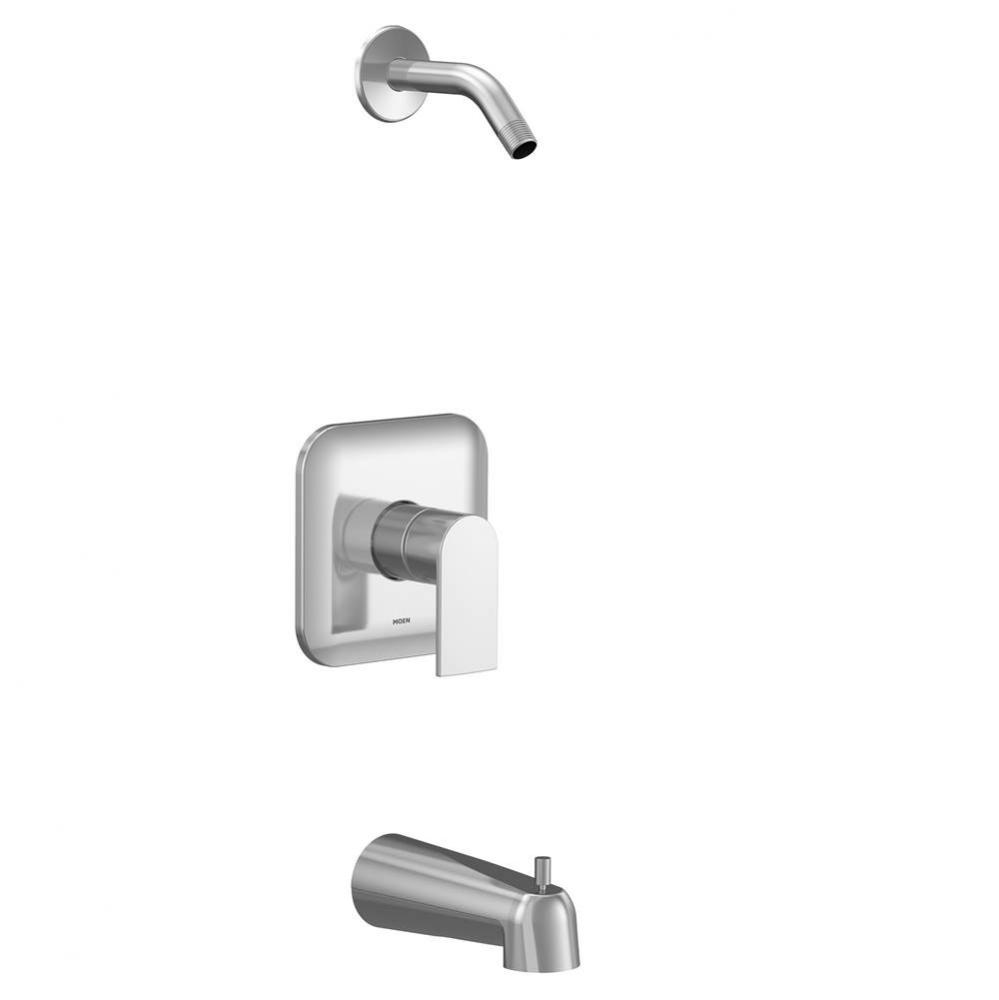 Genta M-CORE 2-Series 1-Handle Tub and Shower Trim Kit in Chrome (Valve Sold Separately)