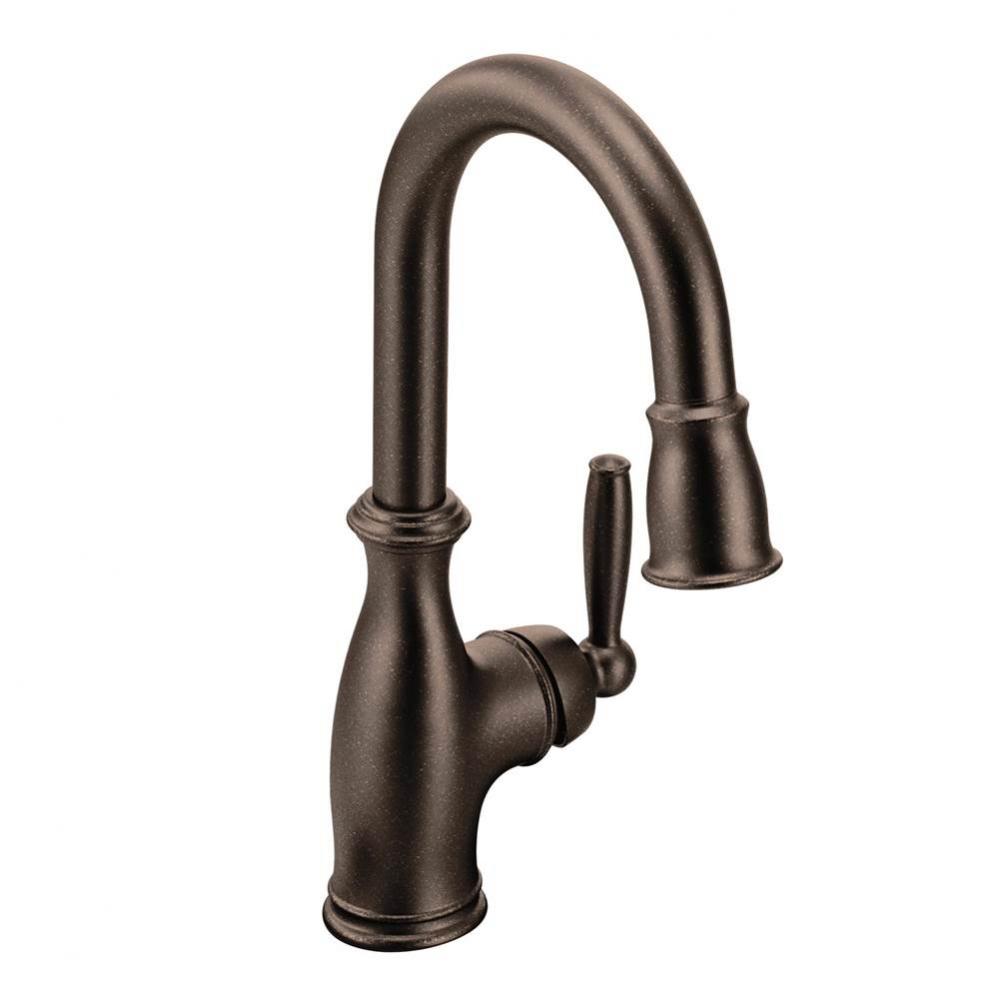 Brantford One-Handle High-Arc Pulldown Bar Faucet with Reflex and Power Clean, Oil Rubbed Bronze