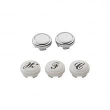 Moen 114324 - Kingsley Hot and Cold Handle Index Caps Kit