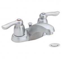 Moen 4925BC - Brushed chrome two-handle bathroom faucet