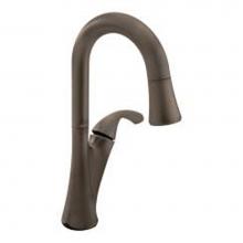 Moen 6124ORB - Oil rubbed bronze one-handle pulldown bar faucet