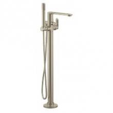 Moen 620BN - Brushed nickel one-handle tub filler includes hand shower