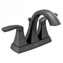 Moen 6901BL - Matte black two-handle bathroom faucet