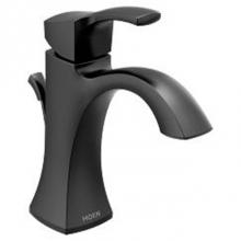 Moen 6903BL - Matte black one-handle bathroom faucet