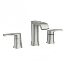 Moen 84763SRN - Genta Two-Handle Bathroom Faucet In Spot Resist Brushed Nickel