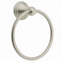 Moen DN8486BN - Brushed Nickel Towel Ring