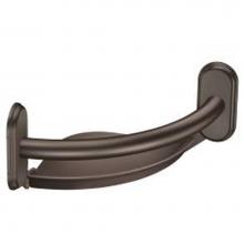 Moen LR2354DOWB - Old world bronze 9'' grab bar with corner shelf