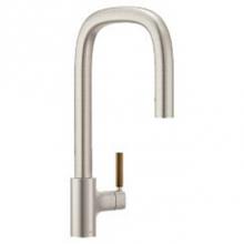 Moen S74001SRS - Spot Resist Stainless One-Handle Pulldown Kitchen Faucet