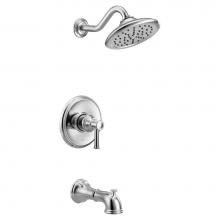 Moen UT3313 - Belfield M-CORE 3-Series 1-Handle Tub and Shower Trim Kit in Chrome (Valve Sold Separately)