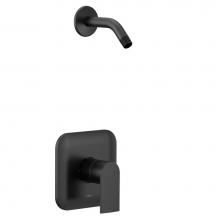 Moen UT2472NHBL - Genta M-CORE 2-Series 1-Handle Shower Trim Kit in Matte Black (Valve Sold Separately)