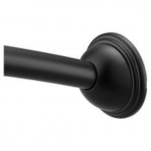 Moen CSR2165BL - Matte Black 5' Curved Shower Rod