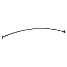Moen CSR2169BL - Matte Black Adjustable Curved Shower Rod