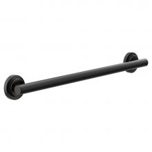 Moen YG0724BL - Matte Black 24'' Designer Grab Bar