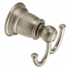 Moen YB5403BN - Brushed Nickel Double Robe Hook