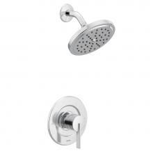 Moen T2262EP - Cia Posi-Temp Rain Shower 1-Handle with Eco-Performance Shower Only Faucet Trim Kit in Chrome (Val
