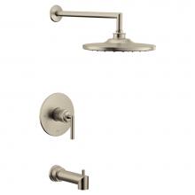Moen UTS32003EPBN - Arris M-CORE 3-Series 1-Handle Eco-Performance Tub and Shower Trim Kit in Brushed Nickel (Valve So