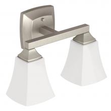 Moen YB5162BN - Brushed Nickel Two Globe Bath Light