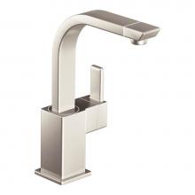Moen S5170SRS - 90-Degree One-Handle High Arc Single Mount Bar Faucet, Spot Resist Stainless