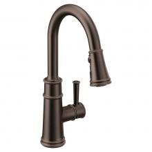 Moen 7260ORB - Belfield Single-Handle Pull-Down Sprayer Kitchen Faucet with Reflex and Power Boost in Oil Rubbed