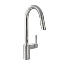 Moen 7565EC - Align Motionsense Two-Sensor Touchless One-Handle High Arc Modern Pulldown Kitchen Faucet with Ref