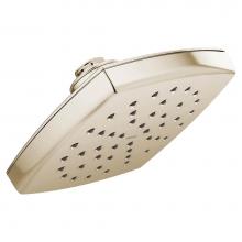 Moen S6365NL - Voss 6'' Single-Function Rainshower Showerhead with Immersion Technology, Polished Nicke