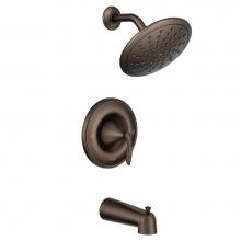 Moen T2233EPORB - Eva Posi-Temp Rain Shower Single-Handle Tub and Shower Faucet Trim Kit in Oil Rubbed Bronze (Valve