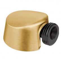 Moen A725BG - Round Drop Ell Handheld Shower Wall Connector, Brushed Gold