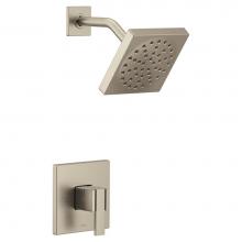 Moen UTS3715BN - 90 Degree M-CORE 3-Series 1-Handle Shower Trim Kit in Brushed Nickel (Valve Sold Separately)