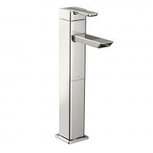 Moen S6711 - 90-Degree One-Handle Vessel Sink Modern Bathroom Faucet, Chrome