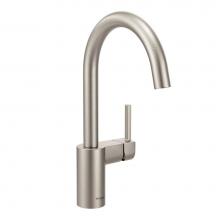 Moen 7365SRS - Align One-Handle High-Arc Modern Kitchen Faucet, Spot Resist Stainless