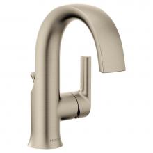 Moen S6910BN - Doux One-Handle High Arc Laminar Stream Bathroom Faucet, Brushed Nickel