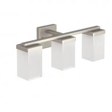 Moen YB8863BN - Brushed Nickel Three Globe Bath Light