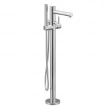 Moen 395 - Align One-Handle Freestanding Floor Mount Tub Filler with Handshower, Chrome