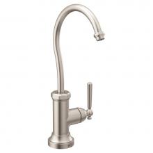 Moen S5540SRS - Paterson Sip Industrial Cold Water Kitchen Beverage Faucet with Optional Filtration System, Spot R