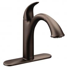 Moen 7545ORB - Camerist One-Handle Pullout Kitchen Faucet Featuring Power Clean and Reflex, Oil Rubbed Bronze