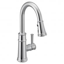 Moen 7260 - Belfield Single-Handle Pull-Down Sprayer Kitchen Faucet with Reflex and Power Boost in Chrome