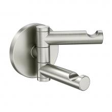 Moen YB0402BN - Brushed Nickel Double Robe Hook