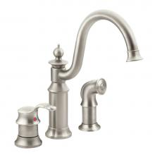 Moen S711SRS - Waterhill One-Handle High Arc Kitchen Faucet, Spot Resist Stainless